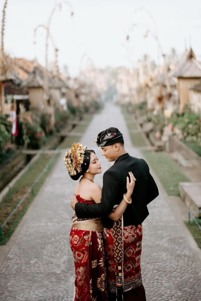 Bali traditional costume photography