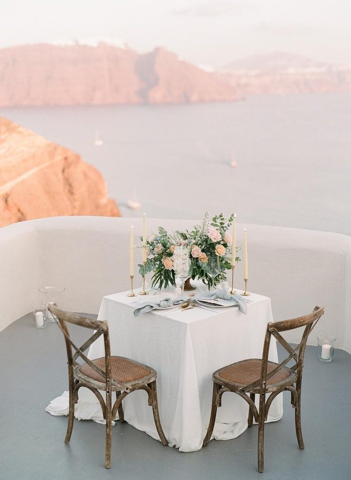 Simple Table Decoration proposal setup in Bali, photo 2