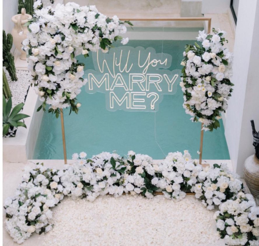 Artificial & Fresh Square Arch proposal setup in Bali