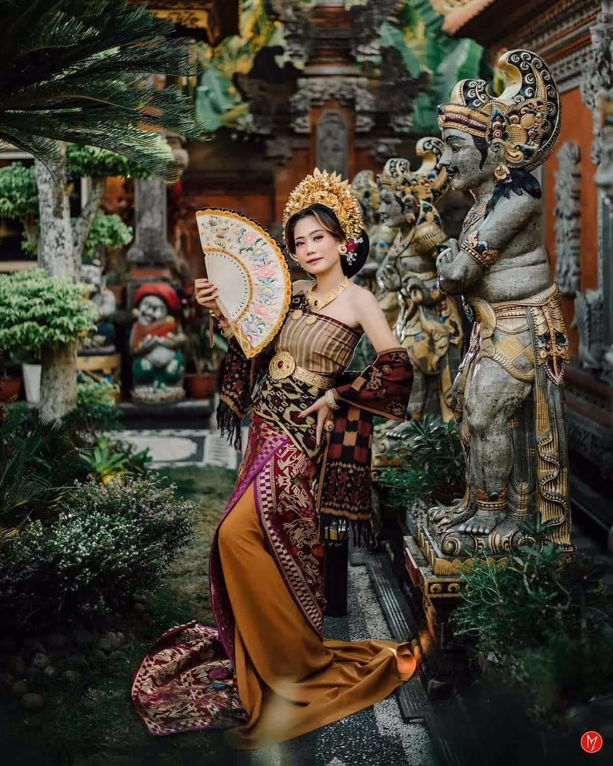 Bali traditional costume photography